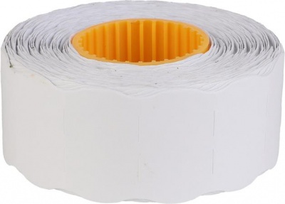 Árazószalag, 25x12 mm, fehér