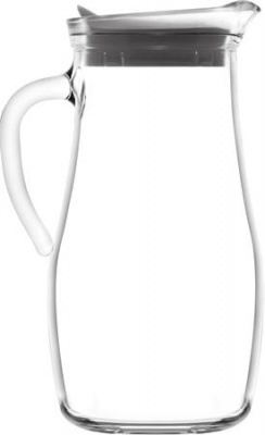 Üvegkancsó fedővel, üveg, 1,8 l