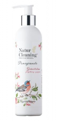 Folyékony szappan, 250 ml, NATURCLEANING, gránátalma