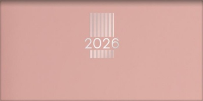 Zsebnaptár, fekvő elrendezésű, DAYLINER, "MyPastel", púder