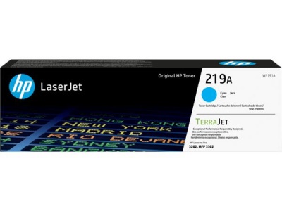 W2191A Lézertoner LaserJet Pro 3202 nyomtatóhoz, HP219A, cián, 1,2k
