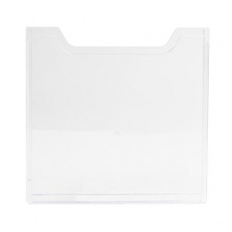 Előlap katalógustartóhoz, A4, álló, EXACOMPTA "Office", áttetsző